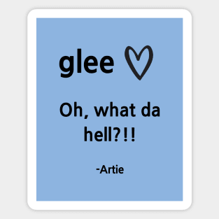 Glee/Artie/What da hell? Magnet